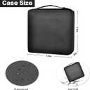 Comecase 15 Slots Watch Box Organizer/Men Watch Display Storage Case Fits All Wristwatches and Smart Watches up to 42mm - Black