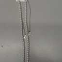 1 Pair Adjustable Straps Pearl Bra Straps Underwear Strings Invisible Non- Skid Bra Belt for Bra Tops Dress Accessories