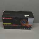 Tevlaphee Wheel Lock Set,Trailer Security Adjustable Anti Theft Trailer Wheel Lock for Car Camper Trailers SUV Boat Motorcycle Great Deterrent 2 Packs 6 Alike Keys