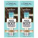 LOral Paris Magic Root Permanent Hair Color, 10 Minute Root Coloring Kit with 100% Gray Hair Coverage, 4 Dark Brown, 2 Count