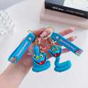 Cute Keychains for Boys, Cartoon Movie Theme Keychain, Backpack Key Key Chain Accessories Wristlet chain Car Charms