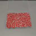 Letter Iron On Patches, A-Z Alphabet Embroidery Applique Patch, DIY Decorative Heat Press Name Patches for Clothing Jeans Jackets Backpacks Hats (Red 104 Pcs)