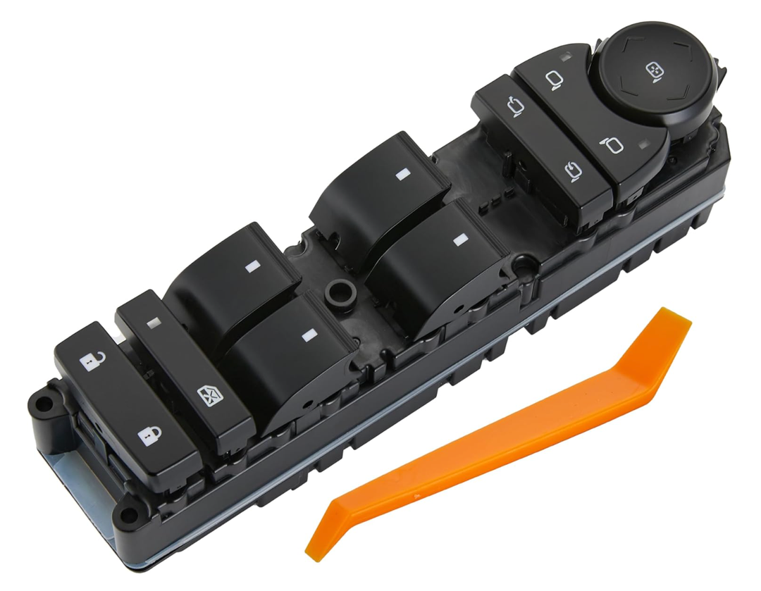 ZAPOSTS Power Window Switch Fits for Chevy Silverado Avalanche 20072013,Suburban Tahoe for GMC Sierra Yukon XL 1500 2500 3500 for Cadilla Escalade 20072014.OEM 20835553.Left Driver Contro Switch