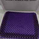 Purple Back Cushion | Pressure Reducing Grid Designed for Ultimate Comfort | Designed for Chairs, Gaming, and Travel | Made in The USA