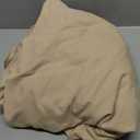 Bedsure Deep Beige Duvet Cover Queen Size - 3 Pieces Prewashed Cotton-Like Extra Soft Bedding Set, Includes 1 Duvet Cover 90x90 Inches with Zipper Closure & 2 Pillow Shams, Comforter Not Included