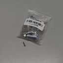 2Pcs Tubular Cam Lock 1 inch Cabinet Lock Keyed Alike with Chrome Finish for Vending Machine Tool Box Mailbox ATM