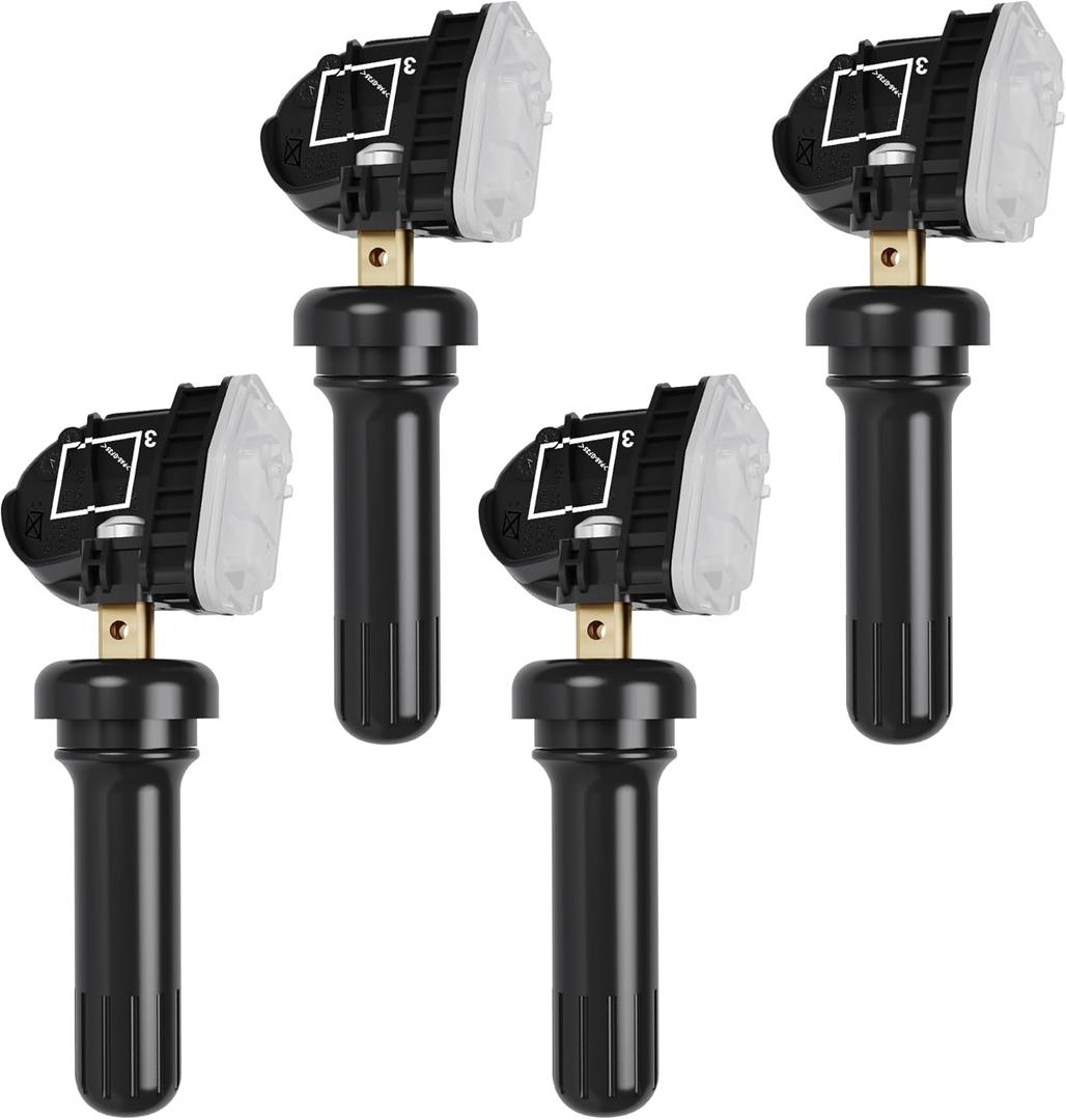 13598772 TPMS Sensor, GM Tire Pressure Monitoring System Sensor for Chevy Silverado Buick Cadillac GMC Hummer Saturn SAAB, 315mhz Replaces 13586335 13598771 13581558 Set of 3