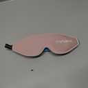 MyHalos® Sleep Mask – 3D Blackout Eye Mask for Women & Men, Side Sleepers, Zero Pressure Memory Foam Eyelash Friendly, Breathable,Award-Winning Sleep Aid for Travel (Peach Orange, 1 Count (Pack of 1))