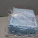 Hamiledyi Portable Hamster Cage 2 Layers Dwarf Hamster Habitat Small Animal Travel Cage with Exercise Wheel Hamster Enclosure Mouse Cage for Hamsters Mice Gerbils or Other Tiny Pets (Blue)