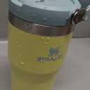 Stanley IceFlow Flip Straw Tumbler with Handle 20 oz | Twist On Lid and Flip Up Straw | Leak Resistant Water Bottle | Insulated Stainless Steel |BPA-Free | Pomelo