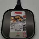 GoodCook 11-Inch Square Griddle Pan, Nonstick Aluminum Frying Pan, Even Heating, Ergonomic Handle, Perfect for Eggs, Bacon, and Breakfast, Small Griddle Pan, Durable Black Finish