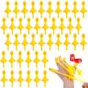 POPLAY 42PCS Flying Chicken Slingshot, Party Favors Treasure Box Toys for Classroom, Flicking Rubber Chickens Funny Gag Gift for Kids & Adults, Novelty Classroom Exchange Gifts