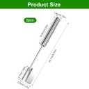 2pcs Stainless Steel Corn Cob Stripper Tool, 2025 Pro Long Handle Corn Peeler for Corn on the Cob Stripper Tool, Corn Stripper for Corn on the Cob Peelers for Kitchen Restaurant Chefs Dining