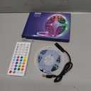 LED TV Lights,16.4ft Smart RGB Strip for 45-75 Inch TVs, Music Sync Bluetooth App & Remote Control, USB-Powered LED Lights for Gaming, Bedroom, PC, Home Theater