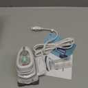 BEAUTURAL Mini Travel Steam Iron for Clothes with Dual Voltage, Temperature Control, Non-Stick Soleplate and Cord Storage, Ideal for Sewing, Quilting and Handcraft (White)