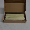 Viyffo Taper Candles 10 Inch  12 Pack White, Dripless, Unscented, Smokeless  8 Hour Burn  Tall Candlesticks for Wedding, Dinner, Holiday, Party, Home Decor
