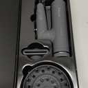 Hair Dryer, Blow Dryer with Diffuser for Curly Hair | Plasma Ionic Hairdryer for Frizz Control | Low Noise | Foldable for Travel | 6.5Ft ALCI Cord | Magnetic Nozzle for Faster Drying (Gray)