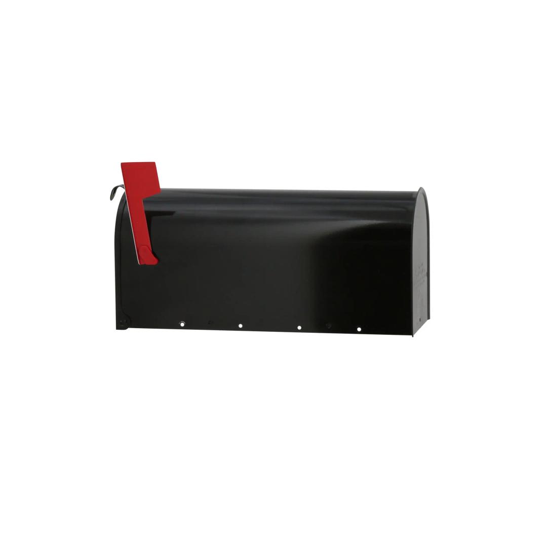 Steel Black, Post-Mount Mailbox