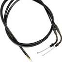 OuYi Motorcycle Throttle Cable Wire Compatible with Harley Sportster XL883 XL 883 XL1200 XL 1200 2002 2003 2004 2005 2006 2007 2008 2009 2010 2011 2012 2013 2014 (110cm)