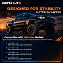KUIPERAUTO 2PCS Front Pair of Complete Struts & Coil Springs Compatible for 2006-2009 Mercedes E350 W211 RWD, Replace 1345960