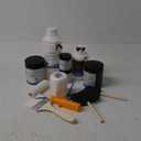 GLAINTE Black Marble Countertop Paint Kit Epoxy Countertop Refinishing Paint Kit, Kitchen Bathroom Coating For Marble, Granite, Formica, Laminate Cover 38 Sq.Ft