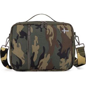 Montana West Bible Covers for Women Men with Leather Bookmark Carrying Book Case Church Bag Outdoor Protective (Camo)