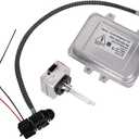 5DV 009 000-00 Xenon HID Ballast Headlight Control Unit W/Igniter and D1S Bulb Replacement for 2007-2014 Cadillac Escalade, 2006-2009 BMW E60, Town Country, Mercedes-Benz, Lincoln, Saab