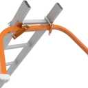 Ladder Stabilizer, Extended Ladder Stabilizer Accessory for Roof Gutter, Wing Span/Wall Ladder Standoff with Non-Slip Rubber Bottom pad,Heavy Duty Telescopic Ladder Accessories 1-Pack