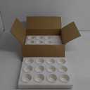 Xinnun 24 Pcs Ramekins Creme Brulee Dishes Oven Safe Classic Porcelain Ramekins Set for Baking, Creme Brulee, Souffle, Appetizer, Custard, Pudding, Dipping Bowl, White (4 Oz)