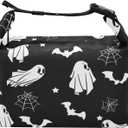 Happy Halloween Lunch Bag for Women & Men Reusable Lunch Tote Bags for Work, Office, Picnic, Travel,School (Color-19)