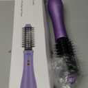 Hot Air Brush, Aima Beauty Salon One-Step Hair Dryer and Volumizer, 4-in-1 Hair Dryer Brush, Hair Styling Tools, Purple-Round