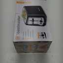 Toastmaster 2-Slice Cool Touch Toaster, black with stainless accent