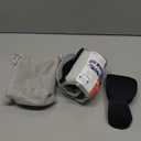 Travel Pillow for Airplanes, Airplane Pillow for Long Flight, Neck Pillow with Eye Mask for Sleeping, Portable Travel Pillow for Car Road Trip Headrest, Stop Bobblehead, Grey