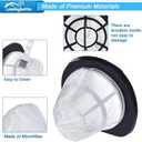 Leadaybetter 38B1 Filter Replacement for Bissell 3-in-1 Lightweight Stick 38B1 38B1L 1059 Vacuum Cleaner, Compare to Part # 2037423 & 2037424 (6 Pack HEPA & Foam Filters)
