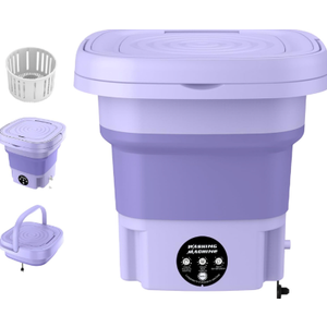 Mini Folding Washing Machine (Purple)