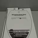 KOHLER 4636-RL-0 Cachet ReadyLatch Elongated Slow Close Toilet Seat, Soft Close Toilet Seat Quiet Lid, Contoured Grip-Tight Bumpers Installation Hardware, Apartment Essentials, White