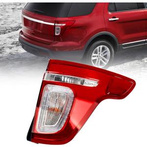 Tail Light Assembly Compatible with 2011-2015 Ford Explorer Taillights Rear Lamp Police Interceptor Utility Brake Light Right Passenger Side RH