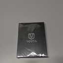 Slim Wallet for Men, Christmas Stocking Stuffers Gifts for Men Him, White Elephant Gifts for Adults Husband Boyfriend, RFID Blocking Minimalist Wallet for Men with Money Clip, Credit Card Holder (Classic Black & Orange)