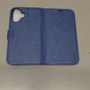 TUCCH Case Wallet for iPhone 16 Plus, [Detachable] Stand RFID Blocking 4 Card Slots Shockproof Wireless Charging Case, PU Leather Removable Flip Cover Compatible with iPhone 16 Plus, Light Blue