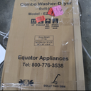 Equator All-in-one Washer Dryer Ventless FULLY BUILTIN 0-CLEARANCE 1.62cf/15lbs 110V 1400RPM (White)
