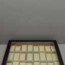 Artilife 24 Slot Watch Box for Men,Watch Display Cases for Men,Christmas Gift, Glass Top,PU Leather Display Storage Collection Organizer Jewelry Case Organizer with Removable Pillows (Beige)