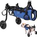 Small Dog Wheelchair for Back Legs - Adjustable Mobility Aid for Disabled Pets, Leg Brace and Hip Support