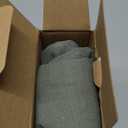 MIULEE Decorative Linen Check Throw Pillow Covers Neutral Farmhouse Vintage Spring Pillow Covers 18x18 Set of 2 Boho Modern Home Decor for Sofa Couch Bedroom Cushion Olive Green