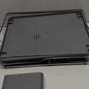 Dish Drying Rack for Kitchen Counter, Sink Dish Rack with Drainboard, Large Dish Drainer with Cups Holder, Home Countertop Plate Dryer Storage Rack with Cutlery Holder, Gray