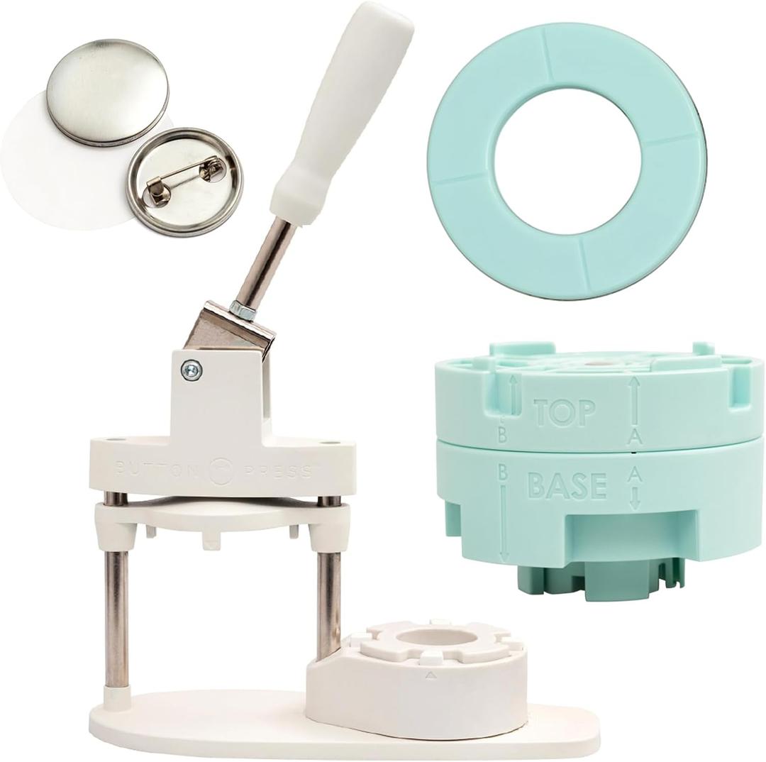 We R Memory Keepers Button Press Kit (White)