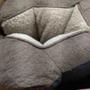 Bedsure Orthopedic Dog Beds Large Sized Dog - Extra Thick Supportive Large Dogs Bed with Waterproof Washable Cover, L Plus Comfort Pet Bed Sofa with Soft Plush Sherpa and Nonskid Bottom, Brown, 38"