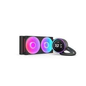 NZXT Kraken Elite 240 RGB 2024 - AIO CPU Liquid Cooler - 240mm Radiator - F240 RGB Core Fan - Customizable 2.72" IPS LCD - NZXT Turbine Pump - AMD AM5, AM4 - Intel LGA 1851/1700, 1200/115X - Black