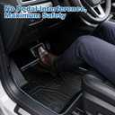 Joruoo-Floor Mats & Cargo Liner for 2017-2020 Ford Fusion, All-Weather Heavy Duty TPE Floor Liners Full Coverage Automotive for Fusion Accessories