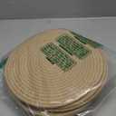 6 Pack Round Woven Placemats, 12 Inch Jute Braided Place Mats, Natural Straw Rattan Placemats, Heat Resistant Non-Slip Mat for Kitchen Dining Table, Hot Dishes Bowls Pans Plates Pots