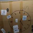 Vantic 32 Inch Large Wall Clock, Arabic Numeral Wood Oversized Wall Clocks for Living Room Decor, Farmhouse, Bedroom and Kitchen, Completely Silent, Non Ticking, Battery Operated